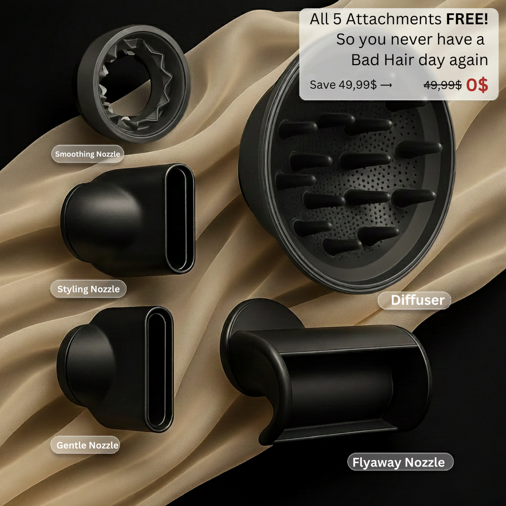 Airélia AirPro 5-in-1 High-Performance Hair Dryer